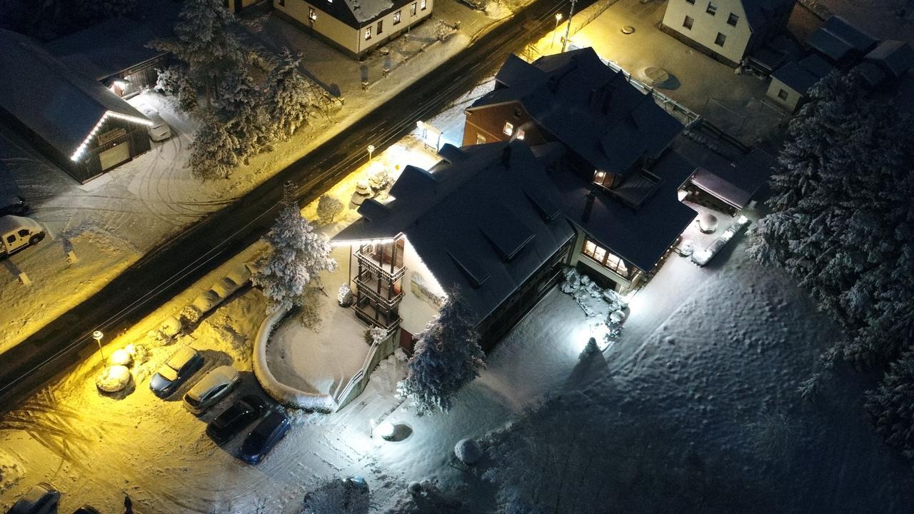 Hotel Berglandstübel Hammerbrucke Eksteriør billede